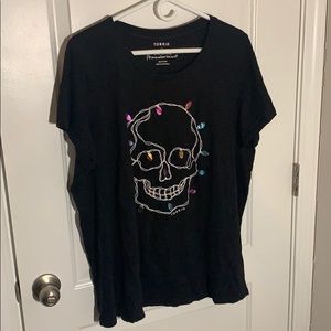 Torrid Exclusive X-mas Skull T-Shirt (Never worn!)